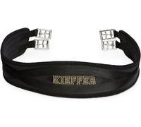 Kieffer Sangle de dressage Air-Tex KURZ, noir, différentes tailles. Longueur, avec boucles à rouleaux, sans élastique, sans bande élastomère, longueur de la sangle : 80cm
