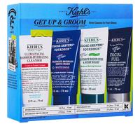 Kiehls Soin-pour-hommes Soin-hydratantMen's Grooming Travel Set Ultra Facial Barrier-Hydrating Cleanser 75 ml + Invigorating Moisture Treatment 75 ml + Ultimate Brushless Shave Cream 75 ml + Ultimate 