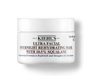 KIEHL'S Soin visage Ultra Facial Overnight Rehydrating Mask mit 10.5% Squalan Masque hydratant pour le visage