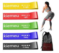 Kiemeu Mini bande élastique de fitness pour le sport, bande de gymnastique, bande élastique, bandes d'entraînement en caoutchouc, 6 cm version élargie
