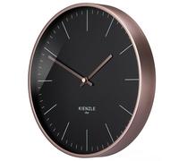 Horloge murale radio-pilotée KIENZLE DCF Modern 25 cm Or rose / Noir