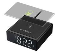 Kienzle Réveil numérique avec station de charge sans fil Noir