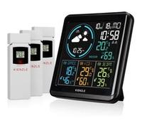 KIENZLE Station météo radio avec 3 capteurs extérieurs