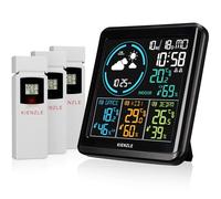 KIENZLE Station météo radio avec 3 capteurs extérieurs