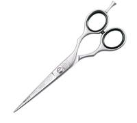 Kiepe 2235 Studio Techno Ciseaux de coiffure semi-offset avec design ergonomique Formula Ergo-Anatomic, lames micro-dentées, acier inoxydable chromé carbone pour des coupes de précision