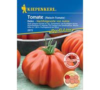 Kiepenkerl 2872 F1 Décoration de tomate à base de viande, fruit très nervuré de type « cœur de bœuf » avec arôme fruité, hybride F1 très résistant, pour extérieur et serre