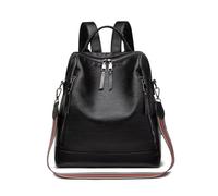 Kiepoar Femme Sac à Dos en PU Cuir, Sac porté Dos Sac à Bandoulière Sac à Main Élégante, Sac d'école à la Mode Multipocket Grande Capacité pour Travail L'école Voyage