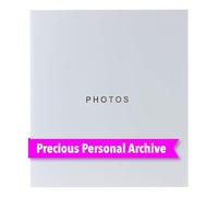 Kiera Grace Jocelyn Album photo simple et classique à 400 pochettes pour la maison et le bureau avec poche de rangement pour CD, 34 x 30,5 x 3,8 cm (L x l x H) pour afficher des photos de 1016 à 10,2