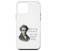 Kierkegaard Citation Do it Or Not Philosopher Meme Coque pour iPhone 12 Mini