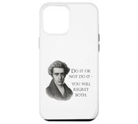 Kierkegaard Citation Do it Or Not Philosopher Meme Coque pour iPhone 12 Pro Max