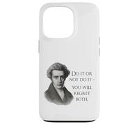 Kierkegaard Citation Do it Or Not Philosopher Meme Coque pour iPhone 13 Pro