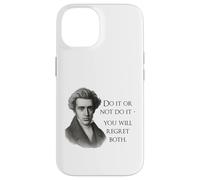 Kierkegaard Citation Do it Or Not Philosopher Meme Coque pour iPhone 14