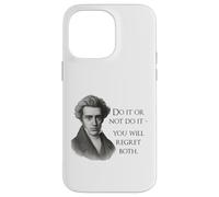 Kierkegaard Citation Do it Or Not Philosopher Meme Coque pour iPhone 14 Pro Max