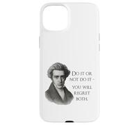 Kierkegaard Citation Do it Or Not Philosopher Meme Coque pour iPhone 15 Plus