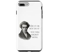 Kierkegaard Citation Do it Or Not Philosopher Meme Coque pour iPhone 7 Plus/8 Plus
