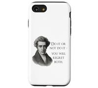 Kierkegaard Citation Do it Or Not Philosopher Meme Coque pour iPhone SE (2020) / 7/8