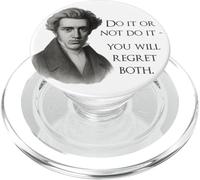 Kierkegaard Citation Do it Or Not Philosopher Meme PopSockets PopGrip pour MagSafe