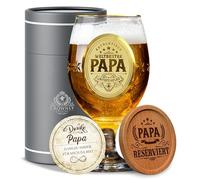 Kies Crownly Crystal Verre à bière personnalisé avec gravure pour cadeau d'anniversaire