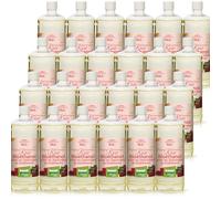 KieselGreen Lot de 24 × 1 L Bioéthanol Parfumé pour Cheminée - Combustible Écologique de Qualité Supérieure pour Cheminées à l’Éthanol Intérieures (Parfum Rose)