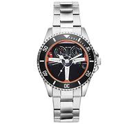 KIESENBERG Montre Homme Cadeau pour Alfa Romeo Spider Fans Cockpit Compteur de Vitesse Quartz Analogique Montre-Bracelet 20796