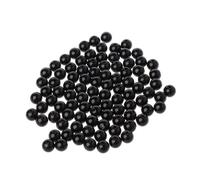 KieTeiiK 100pcs 3-12 Mm Sécurité Noire pour Les Yeux De Poupée Perles Couture pour Ours Bricolage Kit Miniature Jouets en Peluche