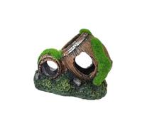 KieTeiiK 2. Grottes avec Abri À Poissons en Mousse Artificielle pour Les Habitats De Crevettes Et Barils sous-Marins Aquascaping Cachettes pour Poissons