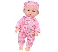 KieTeiiK 24 Cm Life Like Reborns Baby Dolls for Kids Caucasian Doll with Lovely Clothing Reconfatring Doll for Toddler Parenting Game Interactive Family Entertainment Toy