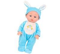KieTeiiK 24 Cm Life Like Reborns Baby Dolls for Kids Caucasian Doll with Lovely Clothing Reconfatring Doll for Toddler Parenting Game Interactive Family Entertainment Toy