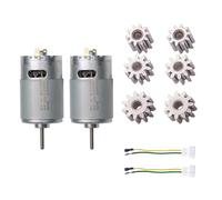 KieTeiiK 2PCS Puissant RS555 24V Enfant Ride on Motor Conception Économe en Énergie Installation Facile avec Protections Contre Les Surcharges pour Voiture Jouet Hautes Les Montent sur Le