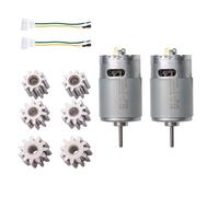 KieTeiiK 2PCS Puissant RS555 24V Enfant Ride on Motor Conception Économe en Énergie Installation Facile avec Protections Contre Les Surcharges pour Voiture Jouet Hautes Les Montent sur Le