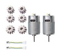 KieTeiiK 2PCS Puissant RS555 24V Enfant Ride on Motor Conception Économe en Énergie Installation Facile avec Protections Contre Les Surcharges pour Voiture Jouet Hautes Les Montent sur Le