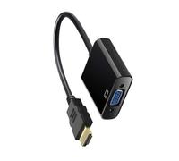 KieTeiiK Adaptateur VGA HDTV Convertisseur De Sortie PC Moniteurs Connecteur Femelle Mâle Dongle Vidéo Adaptateur HDTV VGA