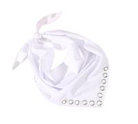 KieTeiiK Bandeau en polyester respirant réglable avec clip en métal pour sports en plein air usage décontracté unisexe unisexe avec poignée, blanc, taille unique
