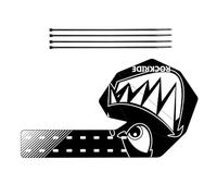KieTeiiK Bicycles PP5 Pneu Arrière Roue De Boue Graphique De Boue Arrière Derilleur Guard Plate Prélace Protection Bicycles Gard Empêchent Les Sports Protection Extérieurs