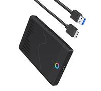 KieTeiiK Boîtier mobile USB 3.0/Type C 3.1 2,5" Disques durs mécaniques Solid States Drive Case pour PC Portable Stockage pour ordinateur portable