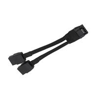 KieTeiiK Câble Adaptateur D'alimentation GPU 2x8 Broches À 16 Broches Connecteur 600W 12VHPWR Pour Cartes Graphiques RTX4090 Avec Bornes Plaquées Or