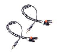 KieTeiiK Câble Convertisseur Blindé En Alliage D'aluminium De 3 5 Mm Doté Connecteurs À Dorée Technologie Protection Contre Le Bruit Convertisseurs Blindés En Aluminium