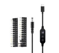 KieTeiiK Câble Convertisseur USB DC5525 5 X 2 Mm 3 9 Pieds Comprend 28 Embouts De Connecteurs pour Appareils Électroménagers Et Appareils Électroniques Portables Embouts De Fiches Interchangeables