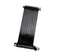 KieTeiiK Câble De Vertical PCIe 5.0 X16 Plat 0 9 Mm Installation GPU Bouclier En Aluminium Et Polyester Boîtier À Deux Technologies Mise À La Terre Câble Vertical Pour GPU