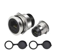 KieTeiiK Câble d'extension Cat6 RJ45 femelle CAT6 Ethernet fileté fixe pour voiture, moto, camion Gigabit Ethernet vers