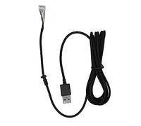 KieTeiiK Câble Ligne Souris USB Accessoires Réparation Remplacement Pour DeathAdder Essential 2000 6400 DPI Fil Souris Tressé À Transmission Rapide