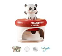 KieTeiiK Cartoon Pin Maker Craft Set Badge Press Machine Kits pour Les avec Un Modèle Réutilisable Crafting Project Supply Les