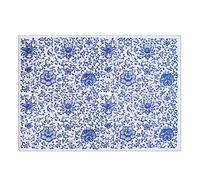 KieTeiiK De Papier en Porcelaine Bleu Et Blanc Céramique Unie pour Artisanat d'art Fleur sous Glaçure d'argile De Poterie Bricolage