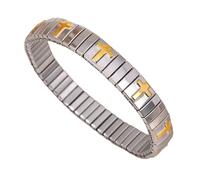 KieTeiiK De Réglable Élégant Réglable en Acier Inoxydable Accrochez-Vous des Accessoires Mode La Chaîne Poignet Élastique en Acier Inoxydable