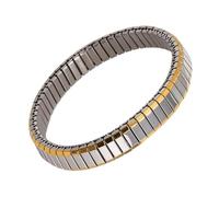 KieTeiiK De Réglable Élégant Réglable en Acier Inoxydable Accrochez-Vous des Accessoires Mode La Chaîne Poignet Élastique en Acier Inoxydable