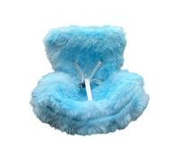 KieTeiiK Decorative ABS Car Seat Holder Furry for 10-17cm Dolls Safe Travel Display Ornament Display Stand Doll Protection Cute Interior Decors Accessories Air Vent Clip Holder