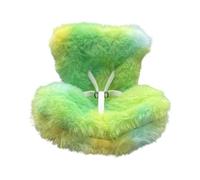 KieTeiiK Decorative ABS Car Seat Holder Furry for 10-17cm Dolls Safe Travel Display Ornament Display Stand Doll Protection Cute Interior Decors Accessories Air Vent Clip Holder