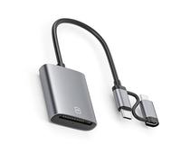 KieTeiiK Deux Adaptateurs De Lecteur Carte MS Type C À 8 Broches pour Téléphone en Alliage D'aluminium Bâtons Mémoire MS Adaptateur Stockage Bâtons Mémoire pour Téléphone