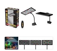 KieTeiiK Energies Lampe d'aquarium efficace avec 10 niveaux de contrôle de la luminosité Minuteur automatique Fonction mémoire USB Fonction mémoire Lampe d'aquarium