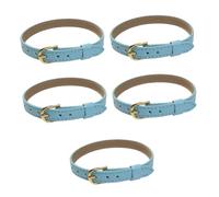 KieTeiiK Ensemble De 5 Sangles PU Miniatures Réglables pour Un Modèle D'échelle 1/16 avec Une Fermeture en Métal Accessoires Accessoires Miniatures